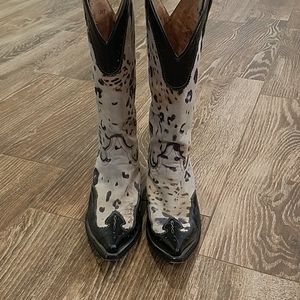 Safari Exotic Leather Cowboy Boots